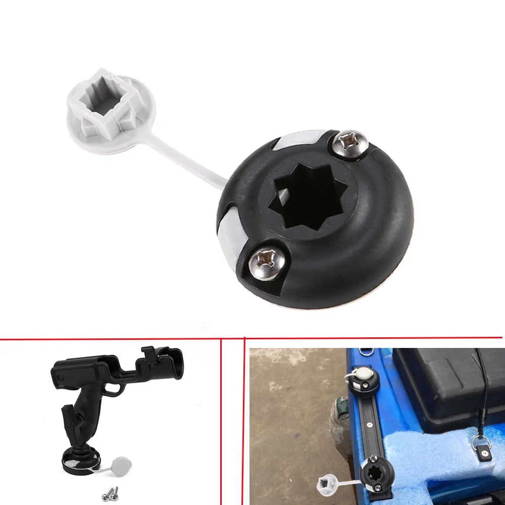 Fish Finder Mount - Durable Nylon Canoe Kayak Star Mount